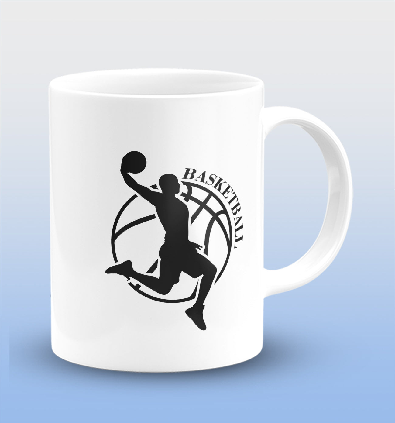 Born To Play Basketball White Cermic Coffee Mug 330 ml, Microwave & Dishwasher Safe| CM-R164