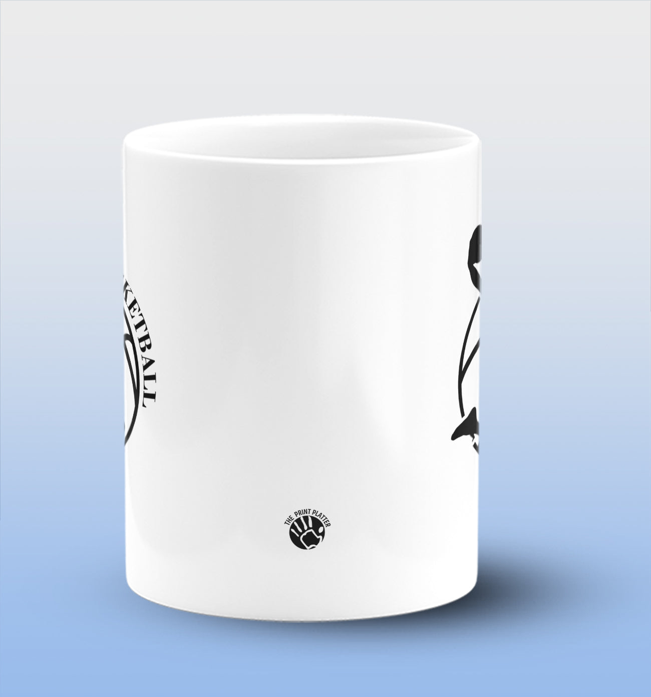 Born To Play Basketball White Cermic Coffee Mug 330 ml, Microwave & Dishwasher Safe| CM-R164