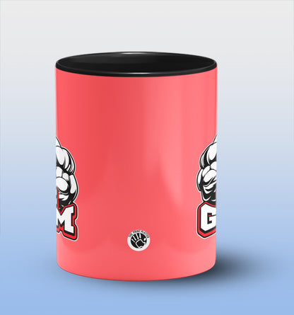 The Gym Inside Black Cermic Coffee Mug 330 ml, Microwave & Dishwasher Safe| CM-R34