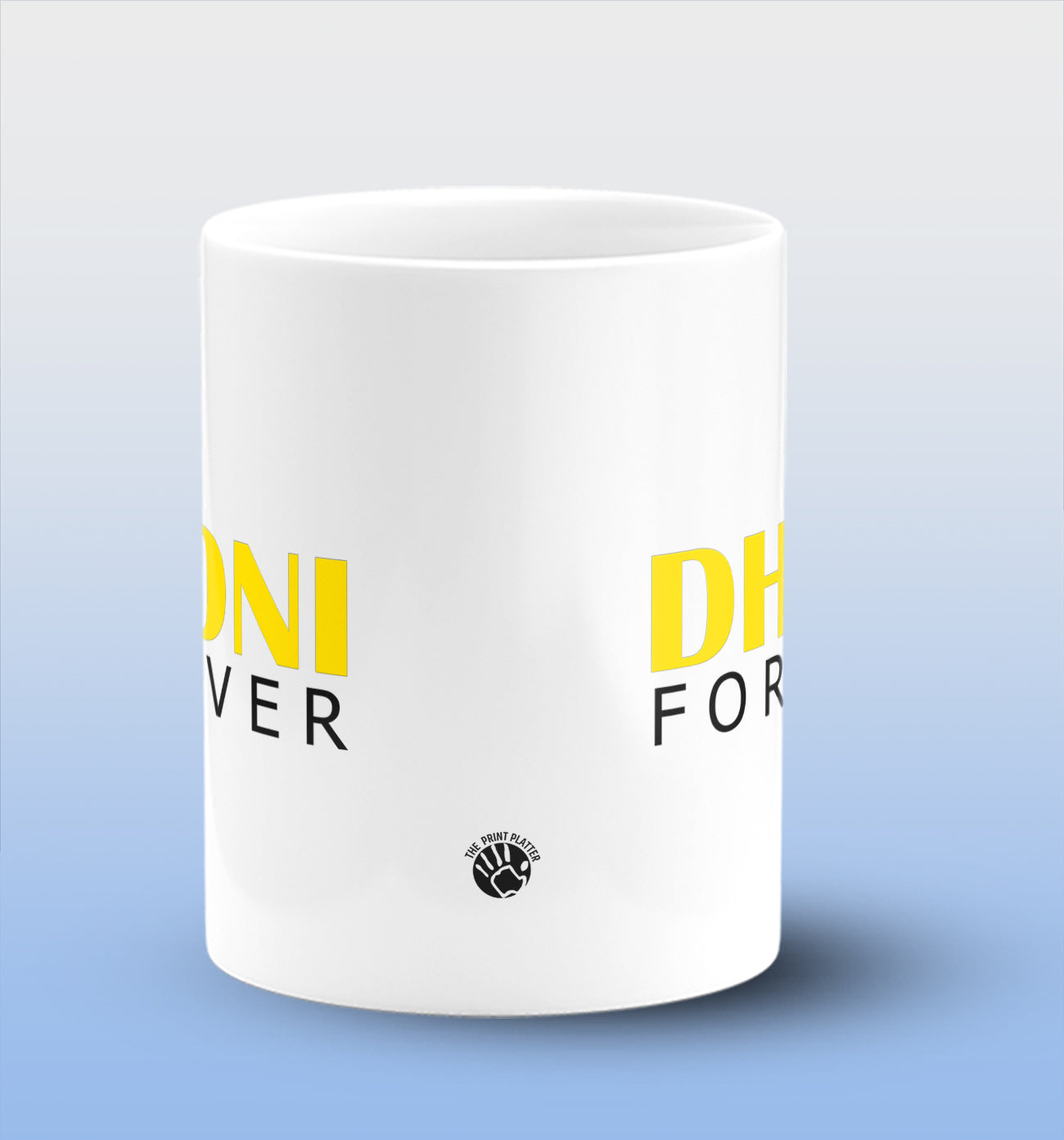 Dhoni Forever White Cermic Coffee Mug 330 ml, Microwave & Dishwasher Safe| CM-R69