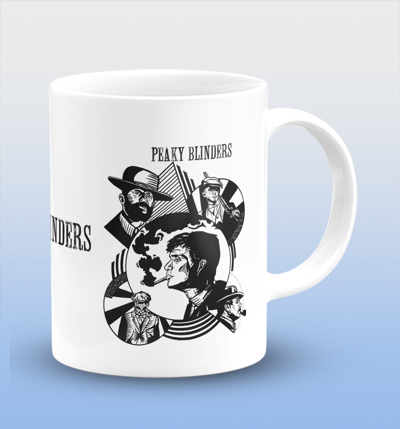 Peaky Blinders White Cermic Coffee Mug 330 ml, Microwave & Dishwasher Safe| CM-R82