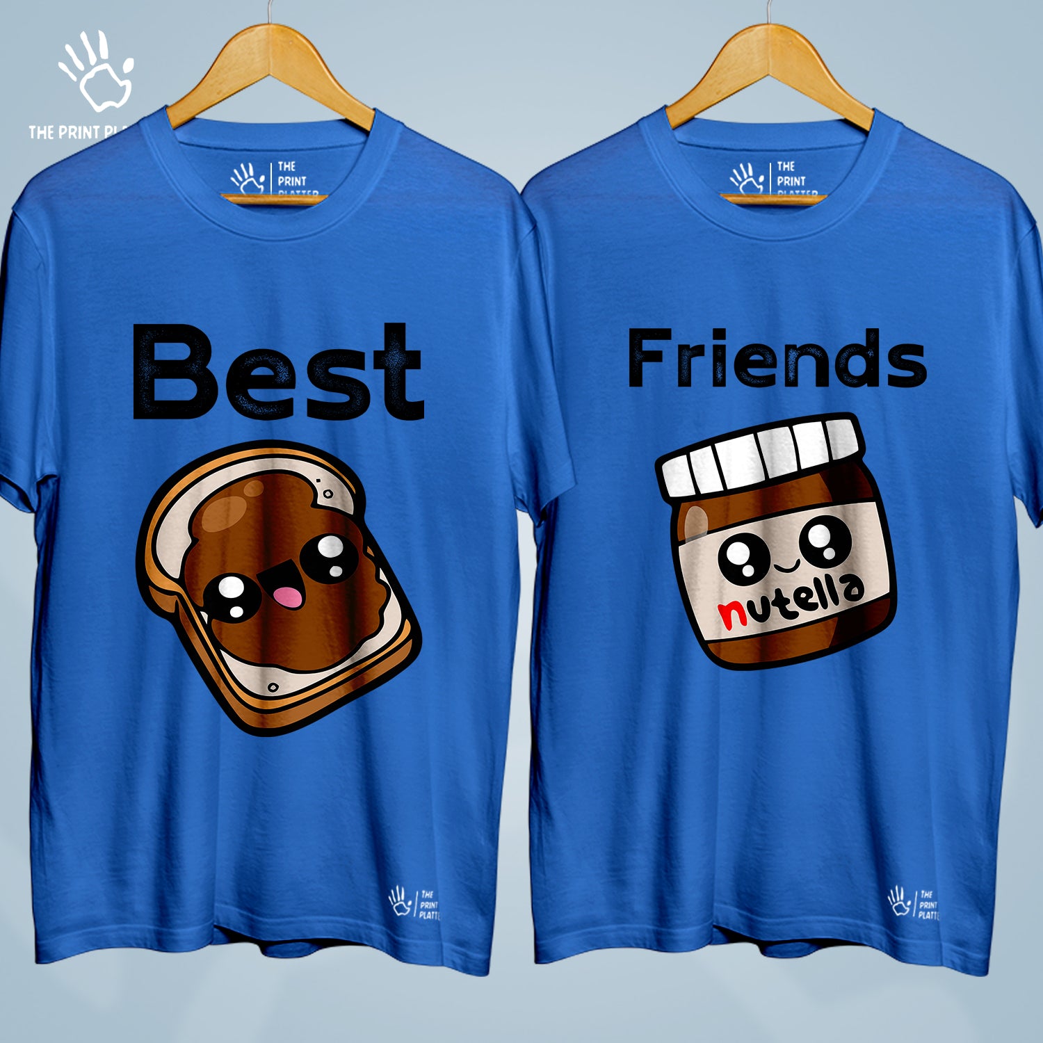 Best Friends Cotton Bio Wash 180gsm T-shirt | Combo-FriendshipDay-2-BF