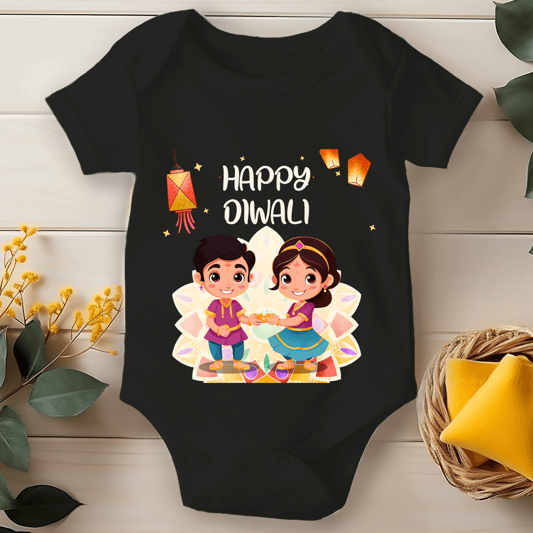 Diwali Baby Romper Happy Diwali