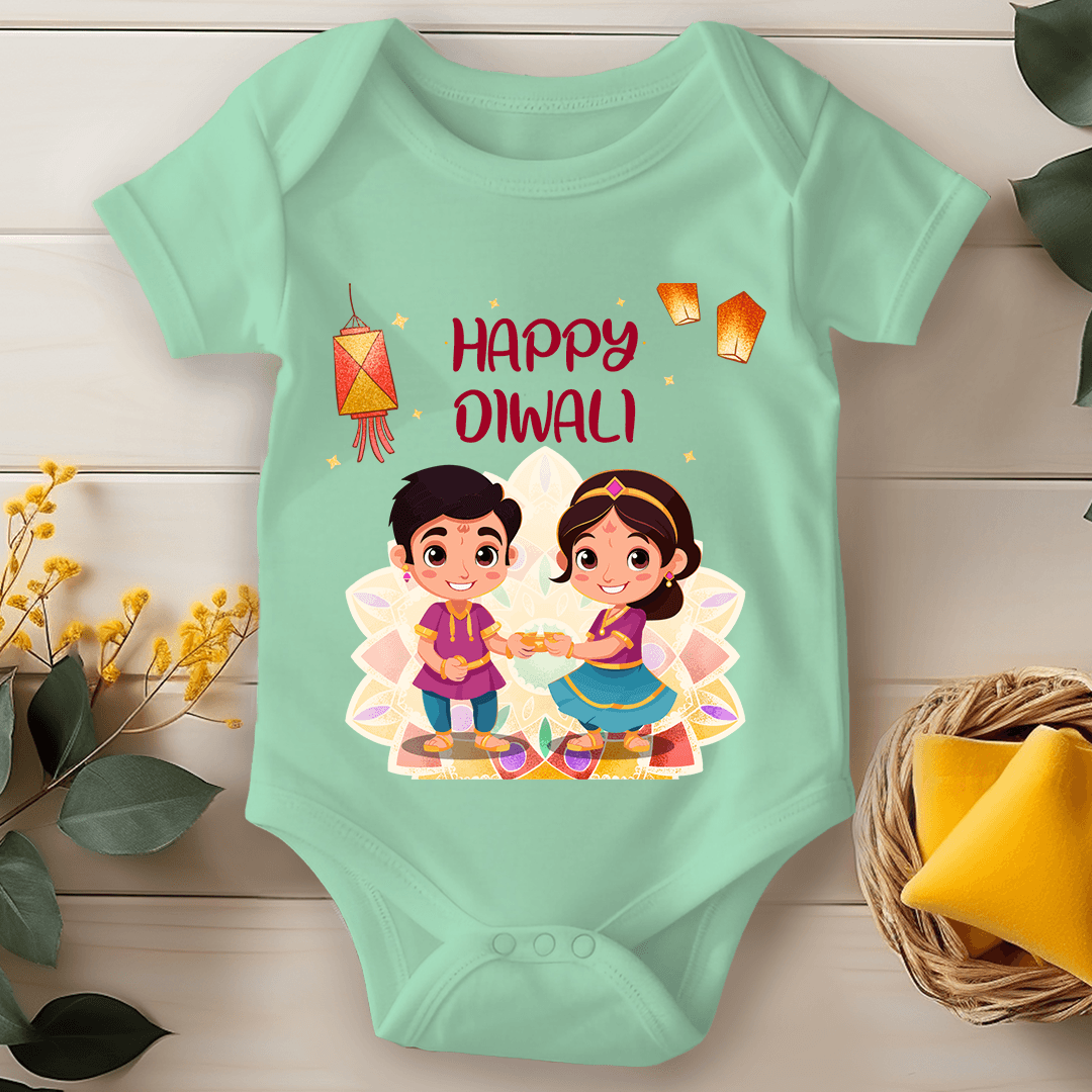 Diwali Baby Romper Happy Diwali