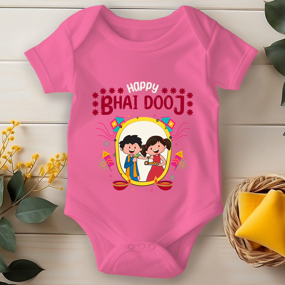 Diwali Baby Romper Bhai Dooj