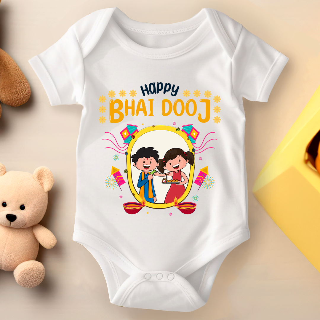 Diwali Baby Romper Bhai Dooj