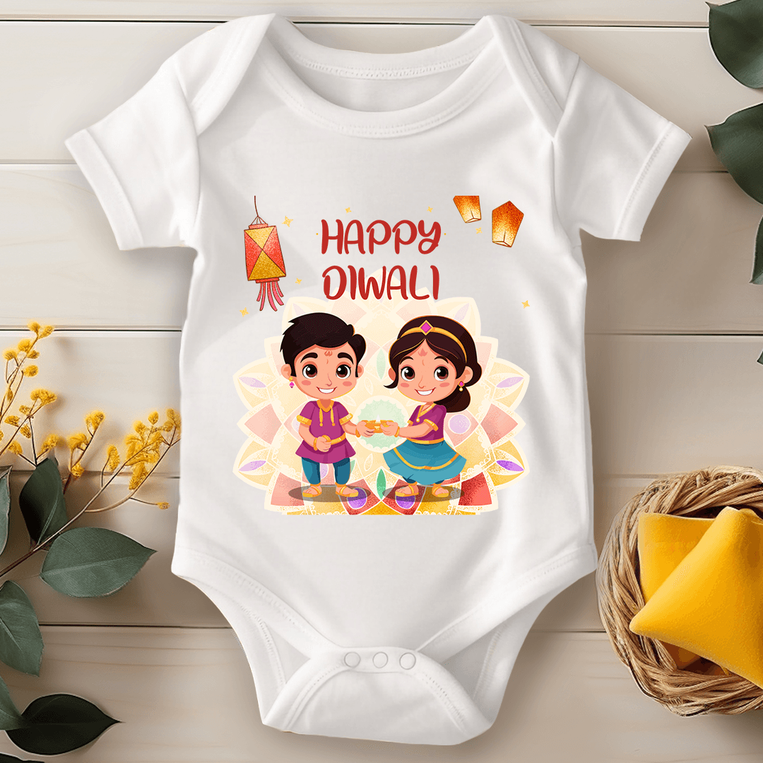 Diwali Baby Romper Happy Diwali