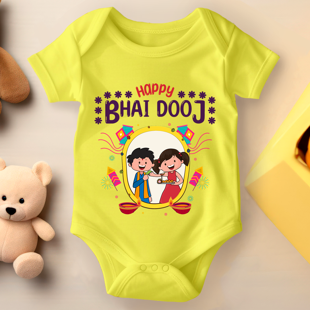 Diwali Baby Romper Bhai Dooj