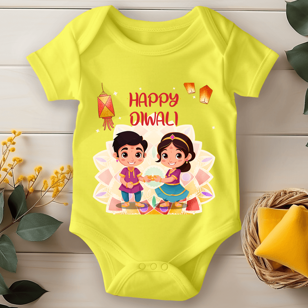 Diwali Baby Romper Happy Diwali