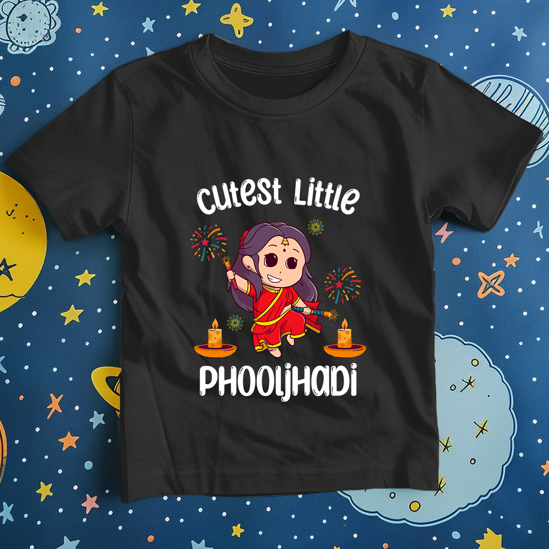 Diwali T-shirt Cutest Little Phuljadi