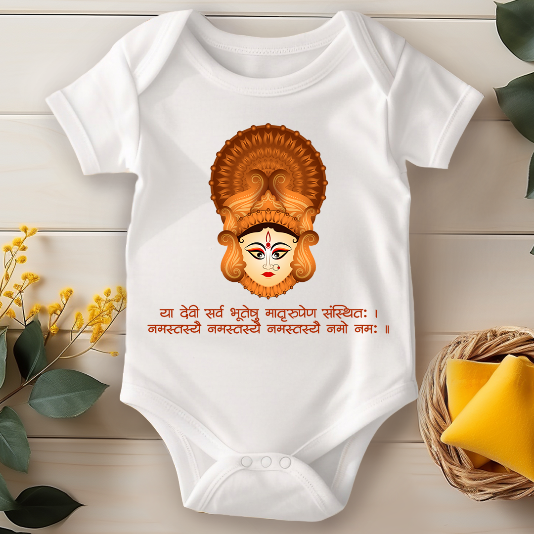 Durga Pooja Baby Romper - Devi Maa