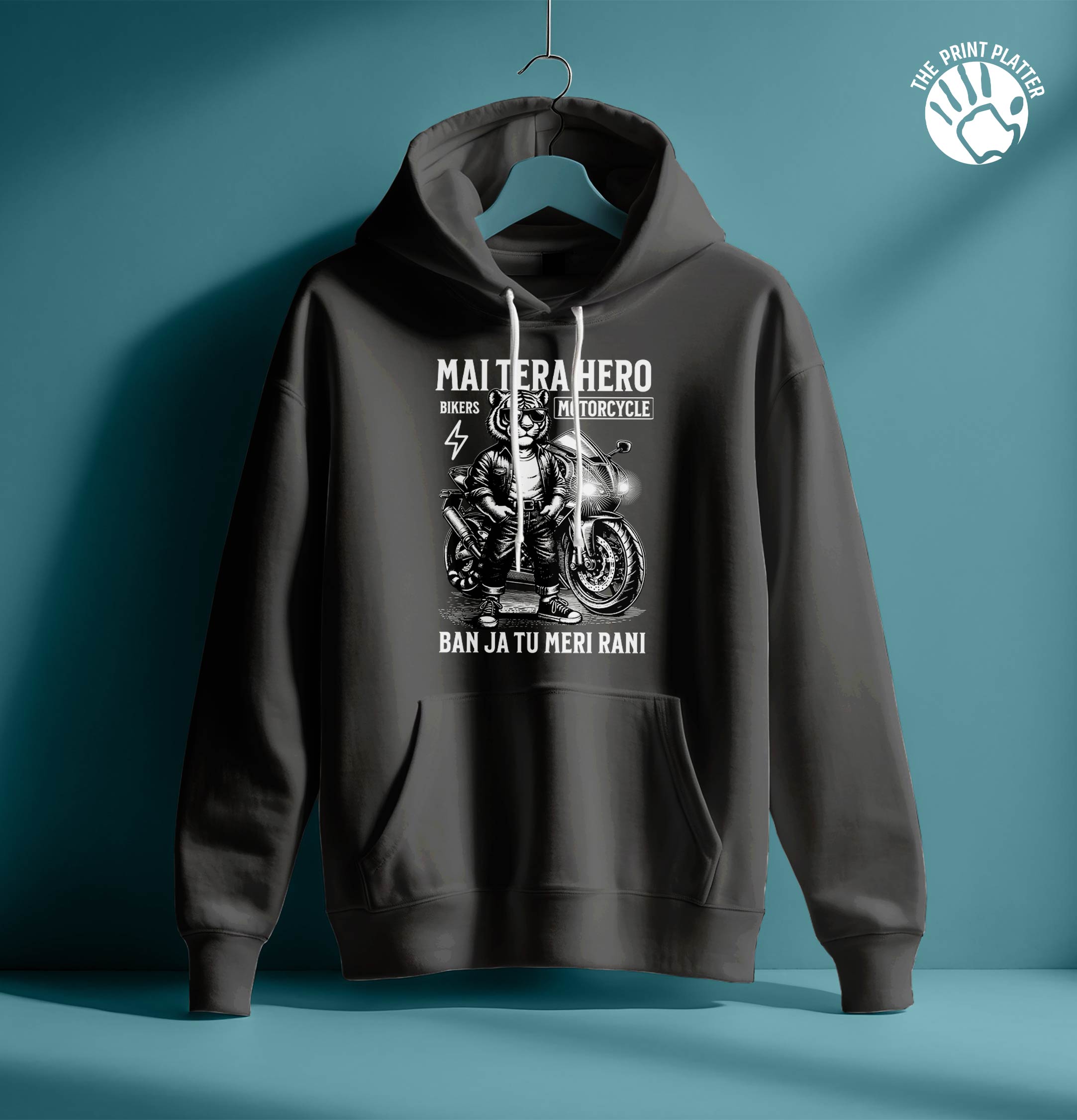 MAIN TERA HERO  HOODIE UNISEX CASUAL WEAR | 76