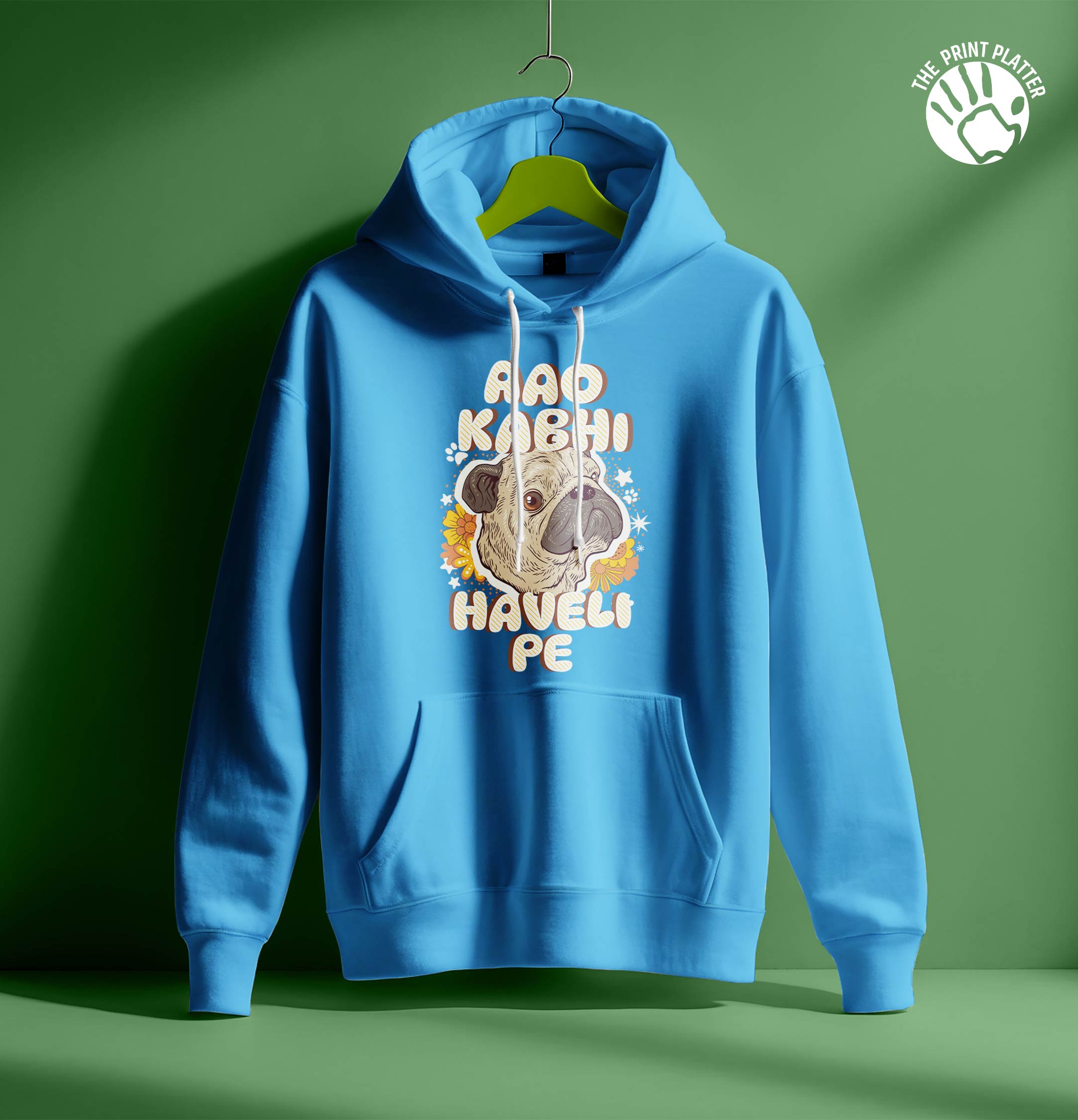 AAO KABHI HAVELI PE  HOODIE UNISEX CASUAL WEAR | 80