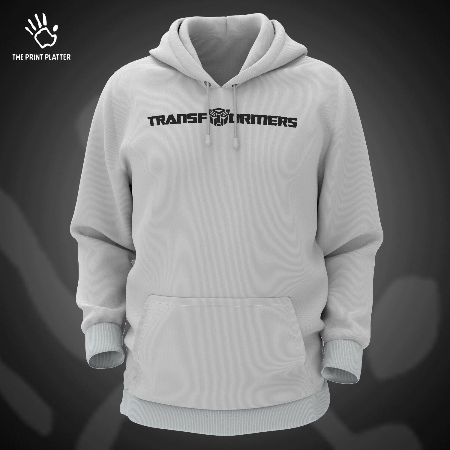 Transformers Cotton Bio Wash 330gsm Sweatshirt with Hood for Winter | H-R127