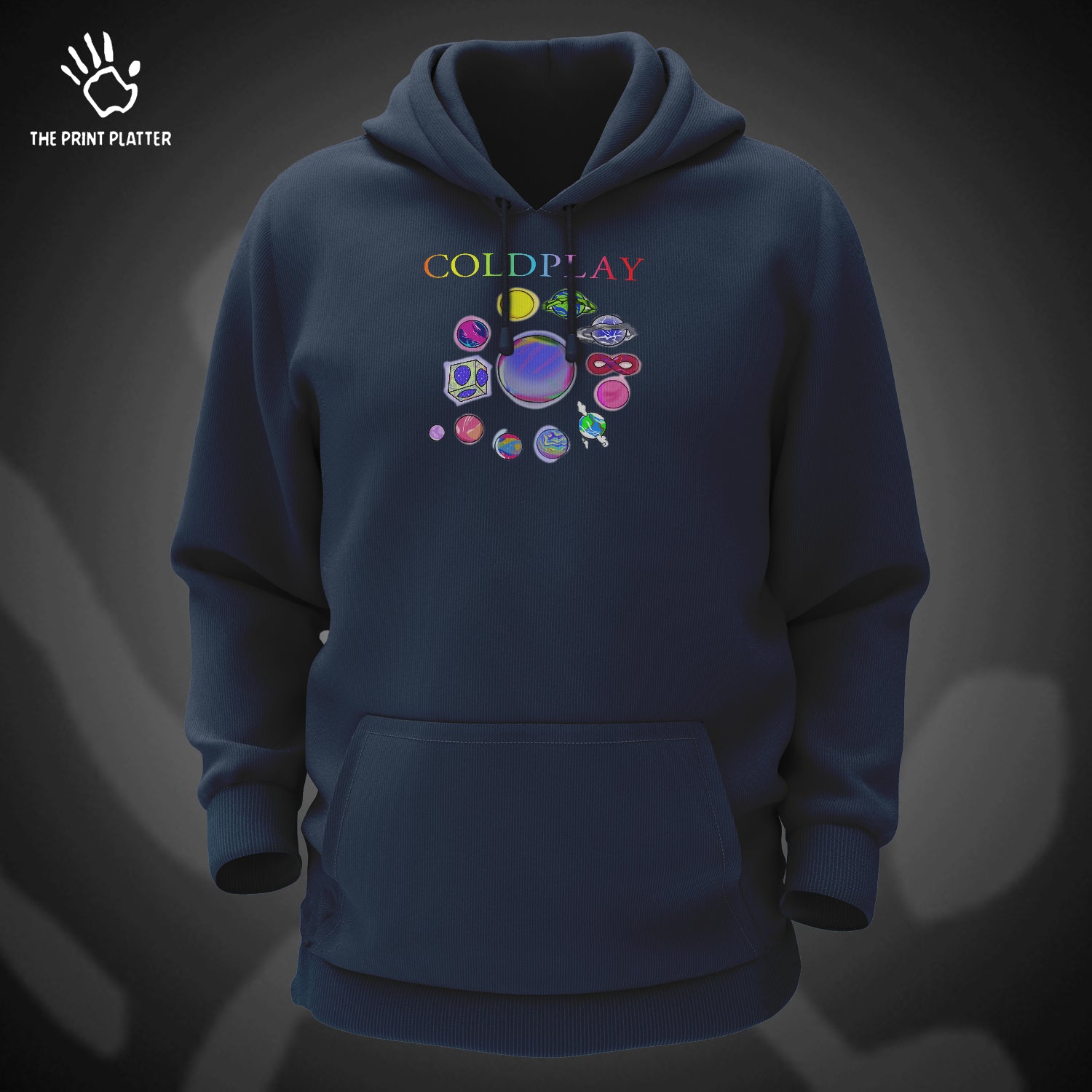 Coldplay Cotton Bio Wash 330gsm Sweatshirt with Hood for Winter | H-R137