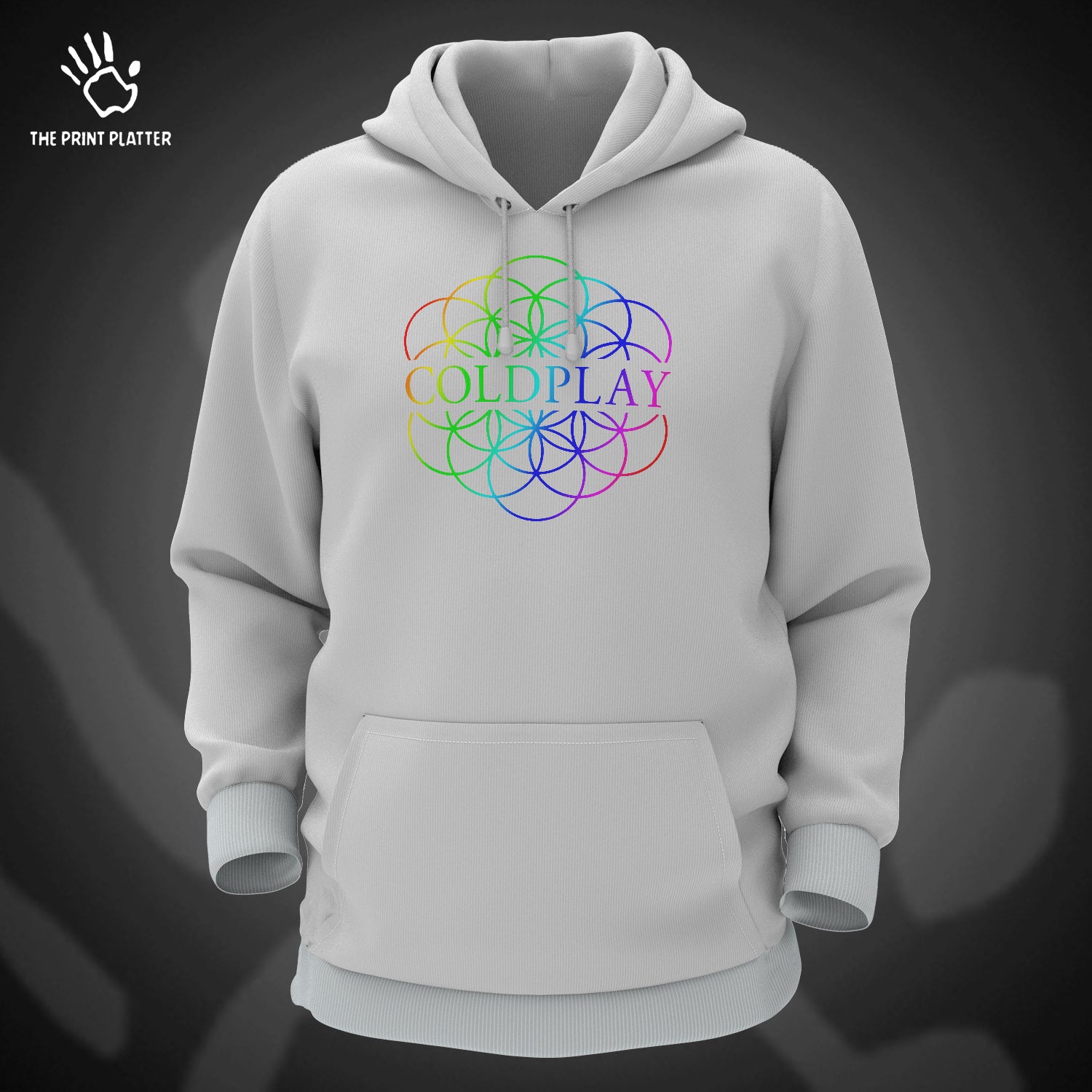 Coldplay Cotton Bio Wash 330gsm Sweatshirt with Hood for Winter | H-R139