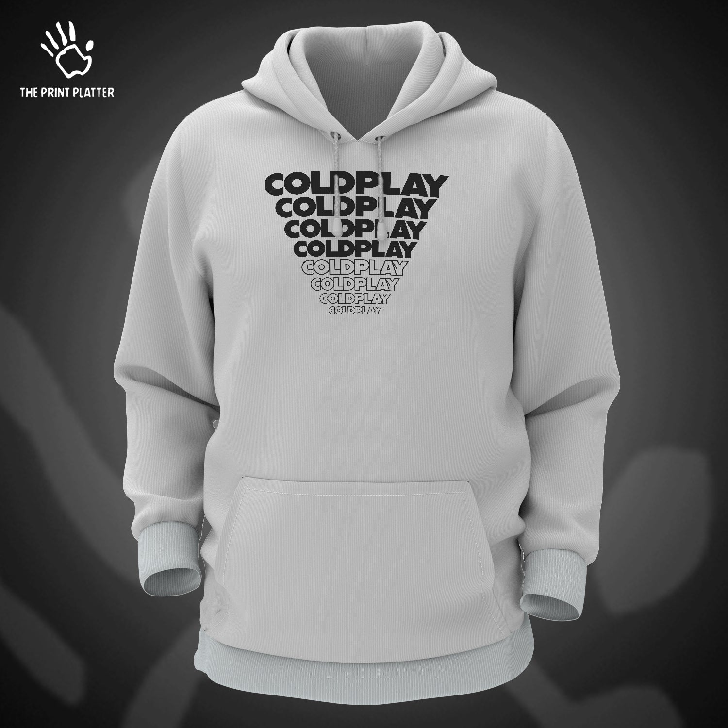 Coldplay Coldplay Coldplay Cotton Bio Wash 330gsm Sweatshirt with Hood for Winter | H-R141