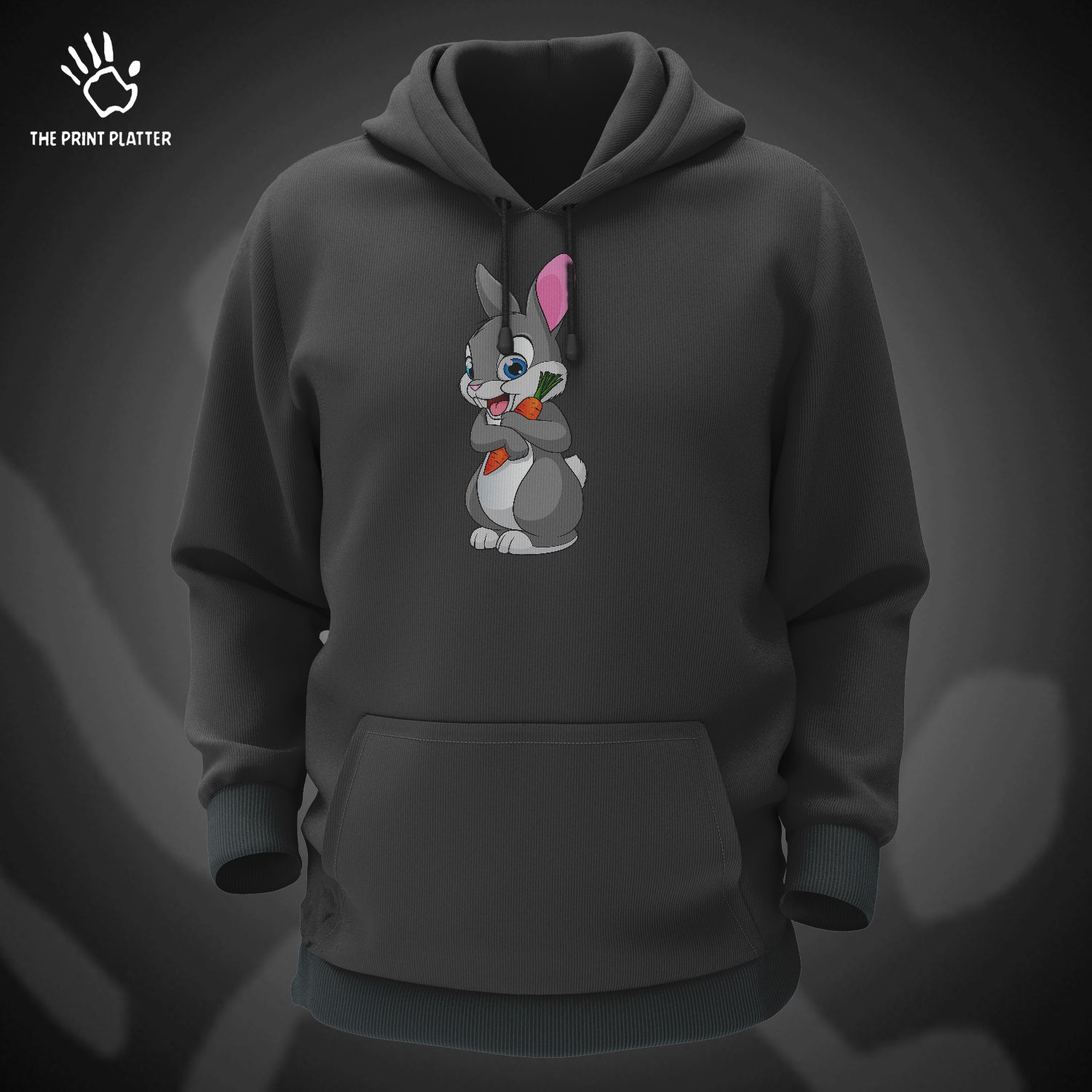 Baby Bunny Cotton Bio Wash 330gsm Sweatshirt with Hood for Winter | H-R177