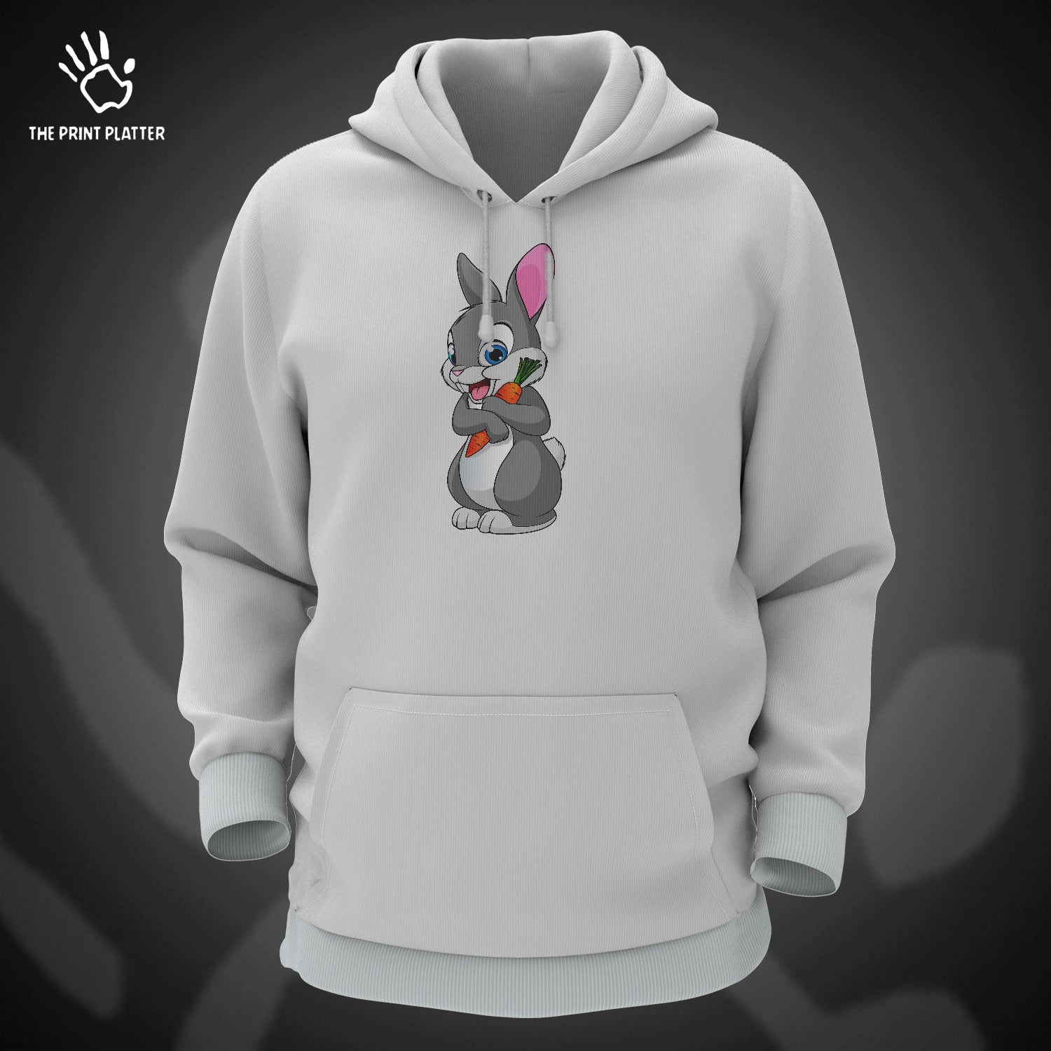 Baby Bunny Cotton Bio Wash 330gsm Sweatshirt with Hood for Winter | H-R177