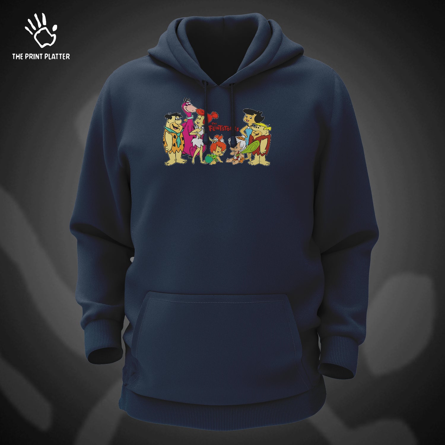 Flintstone Cotton Bio Wash 330gsm Sweatshirt with Hood for Winter | H-R192