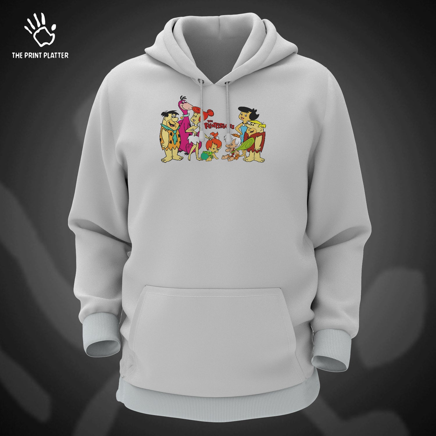 Flintstone Cotton Bio Wash 330gsm Sweatshirt with Hood for Winter | H-R192