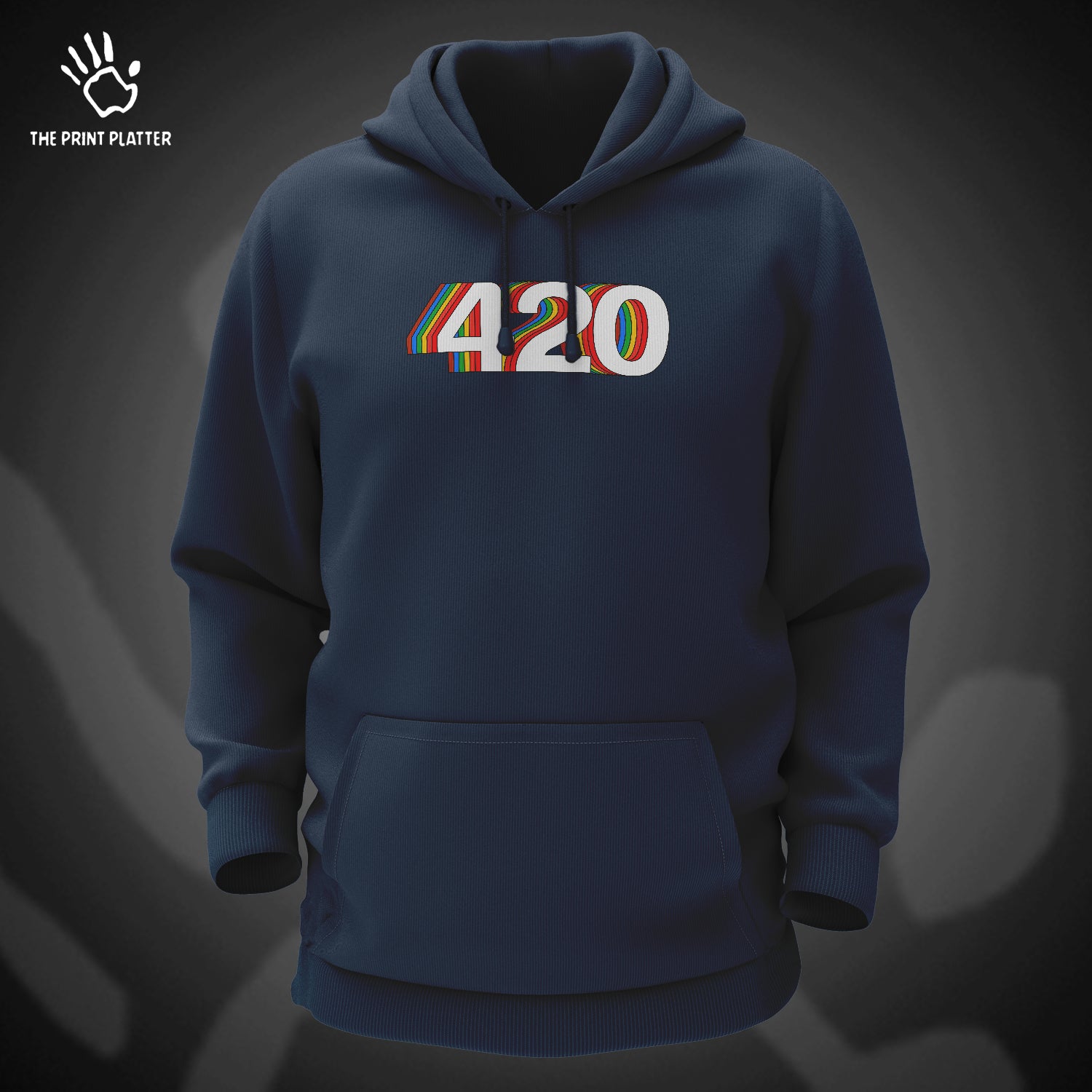 420 Cotton Bio Wash 330gsm Sweatshirt with Hood for Winter | H-R239