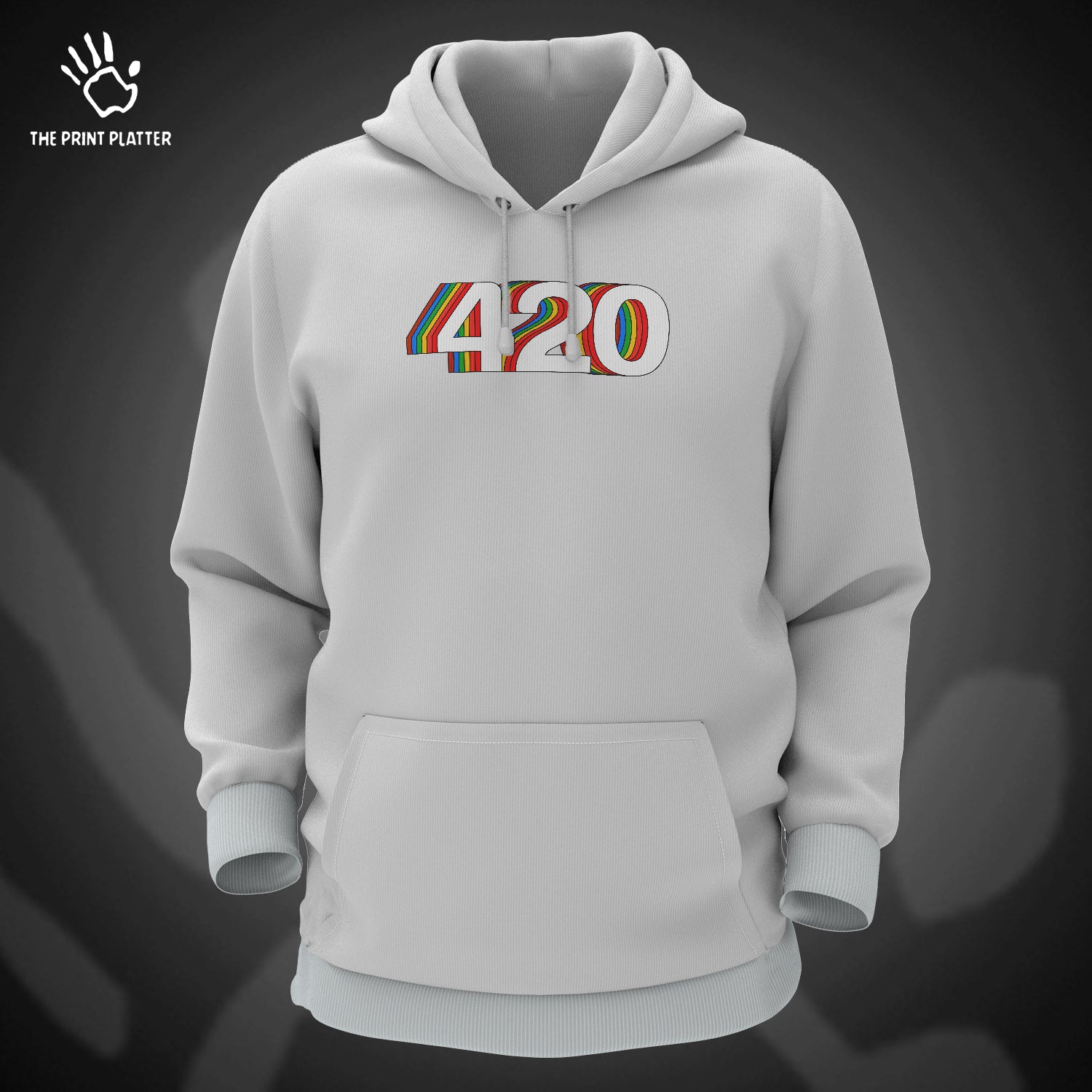 420 Cotton Bio Wash 330gsm Sweatshirt with Hood for Winter | H-R239