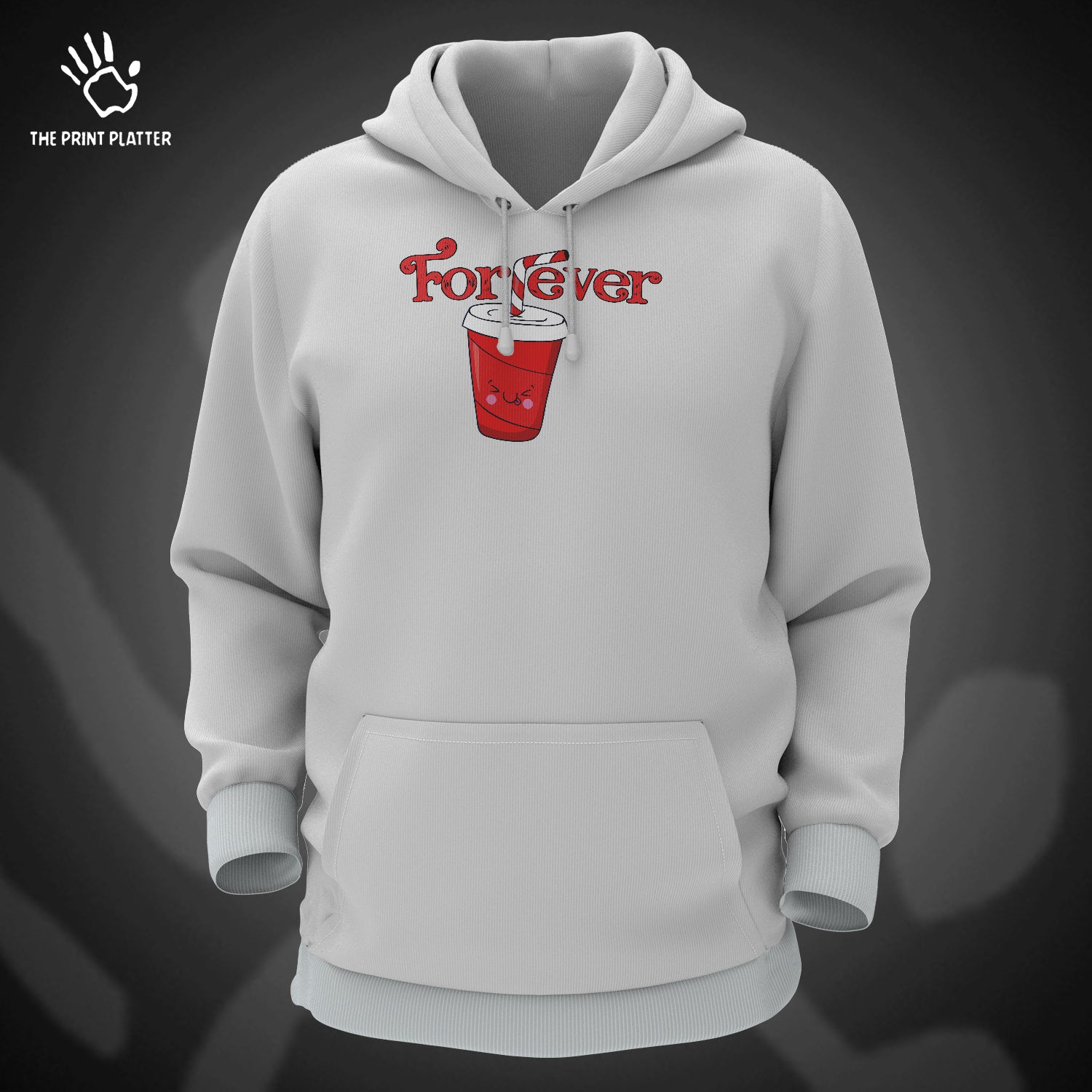 Forever Cotton Bio Wash 330gsm Sweatshirt with Hood for Winter | H-R388