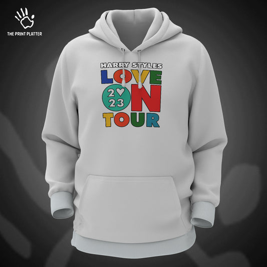 Harry Styles Love On Tour Cotton Bio Wash 330gsm Sweatshirt with Hood for Winter | H-R47