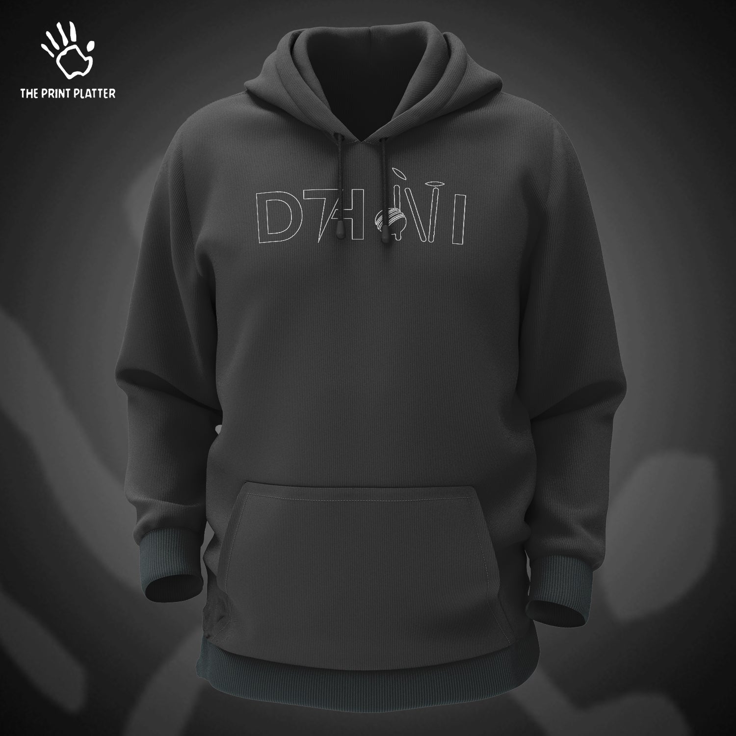 Dhoni Cotton Bio Wash 330gsm Sweatshirt with Hood for Winter | H-R72