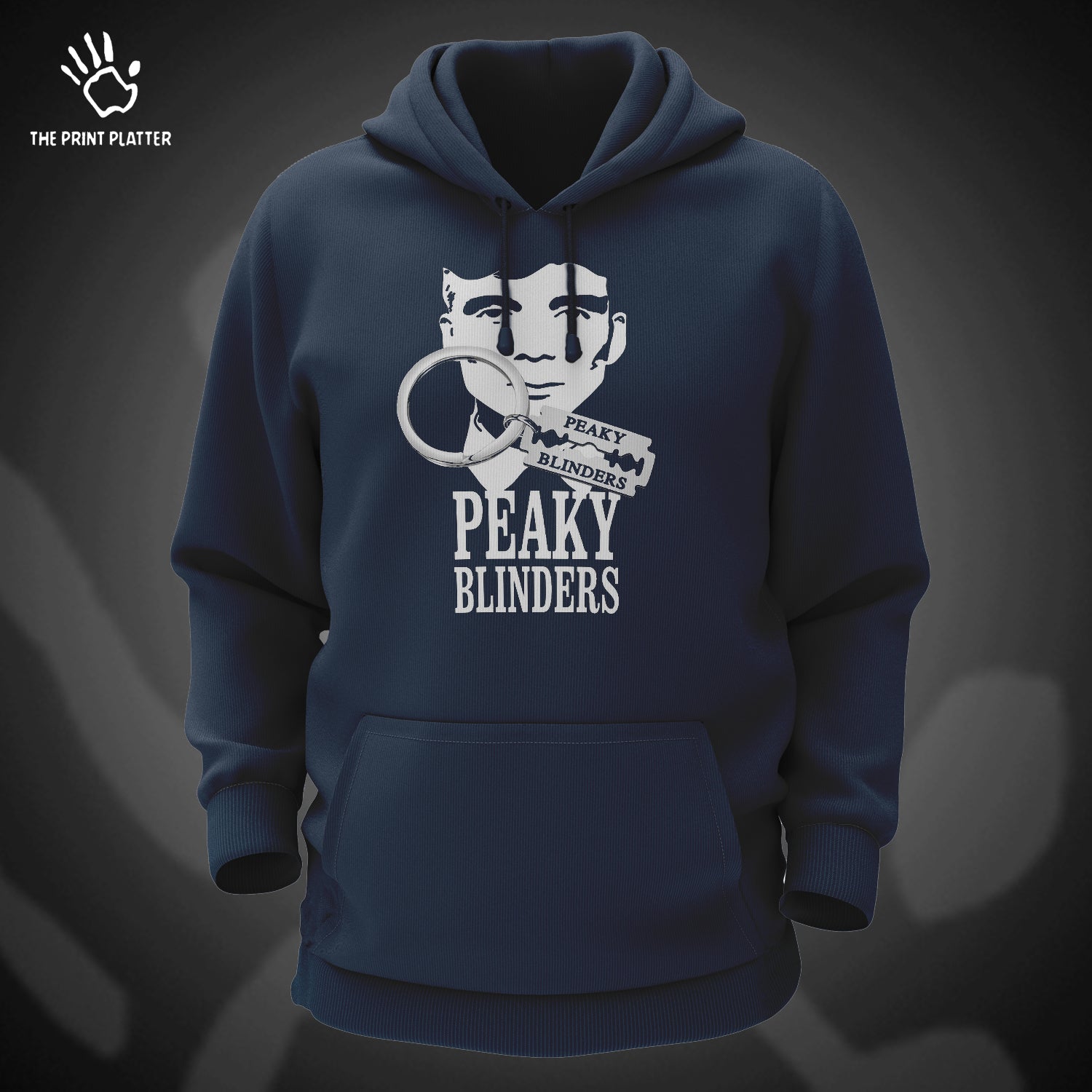 Peaky Blinders Cotton Bio Wash 330gsm Sweatshirt with Hood for Winter | H-R81