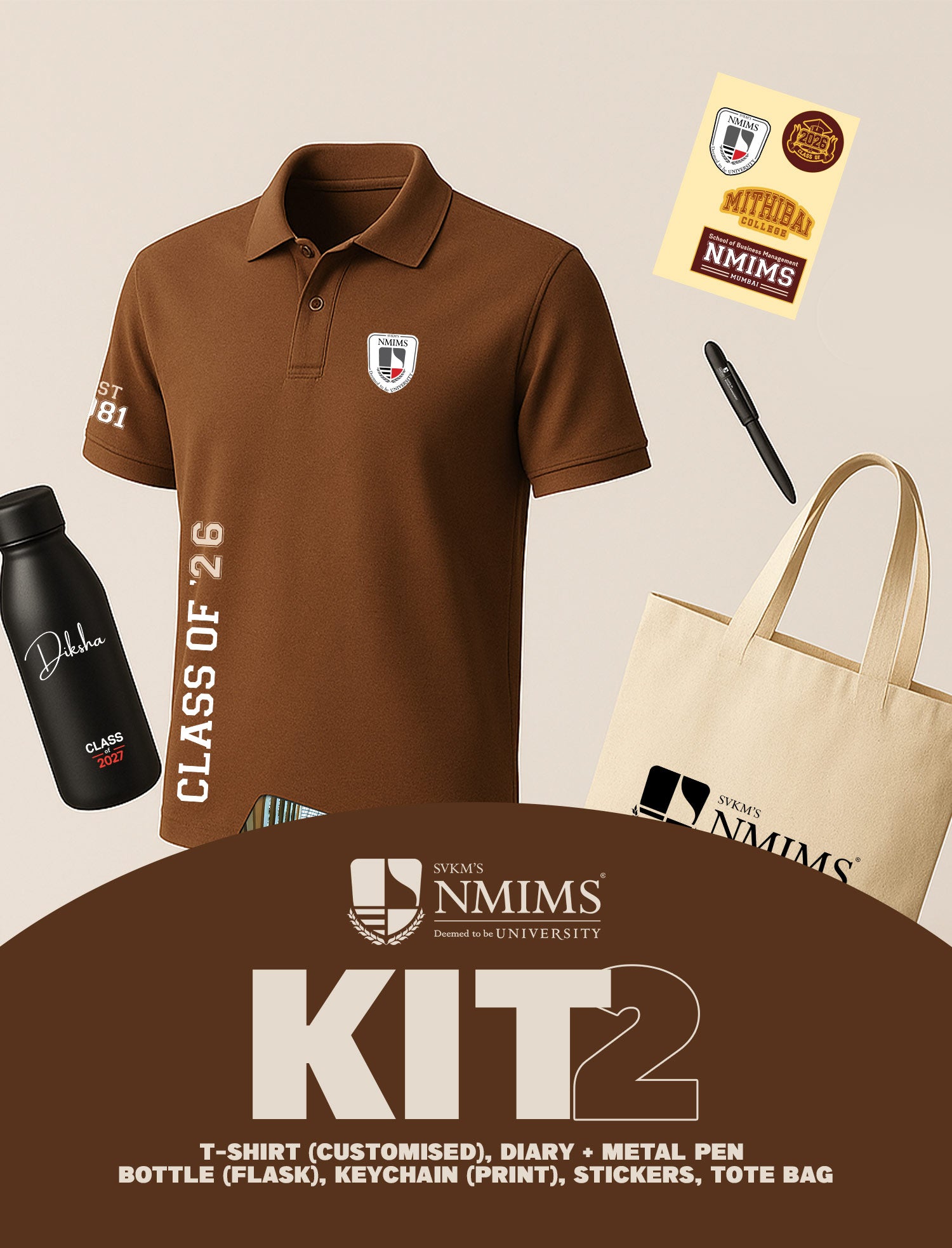 NMIMS KIT 2 - Pack of 2 (combo)