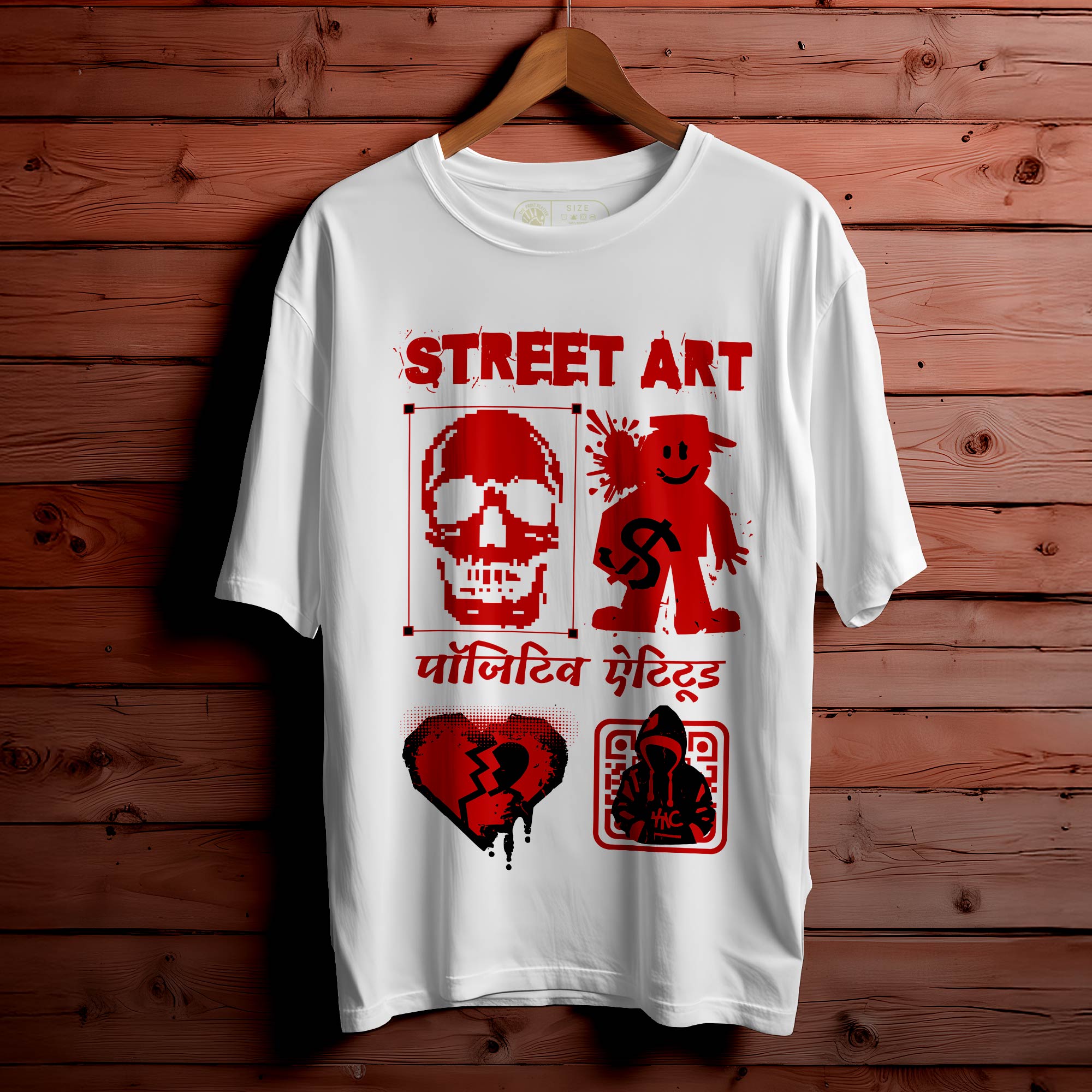 Streetart OVERSIZED T-SHIRT FOR MEN WOMEN  |124