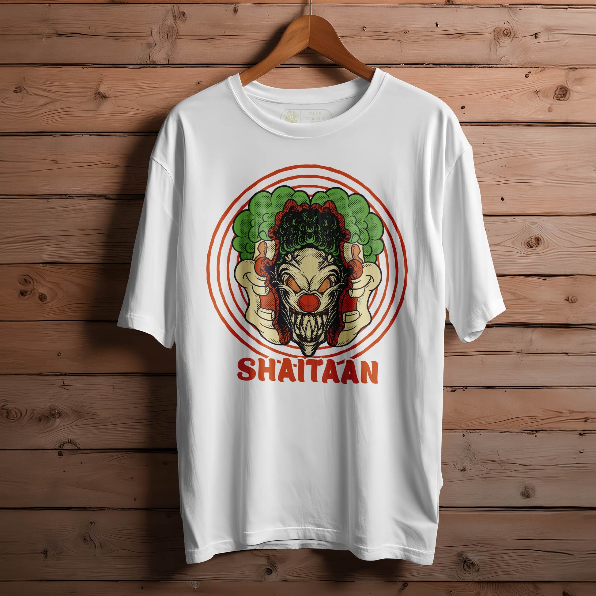 Shaitaan-LC-Oversized Black T-shirt Bio Wash |13