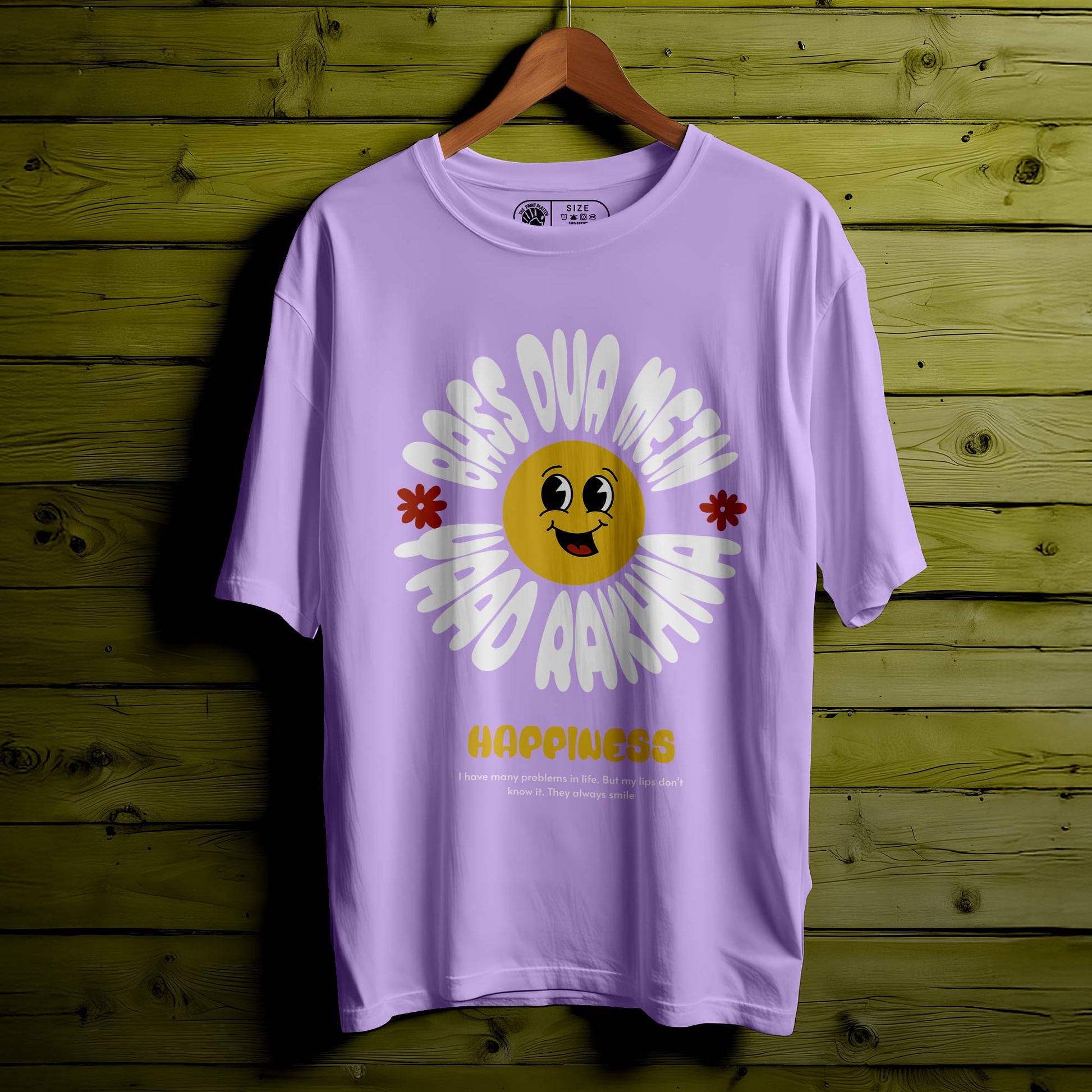 BASS-DUA-MEIN-YAAD-RAKHNA  oversized t-shirt for men women | 136