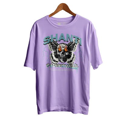 Shanti Oversized Black T-shirt Bio Wash |14