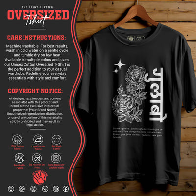 GULAABO OVERSIZED T-SHIRT FOR UNISEX BIO WASH 140