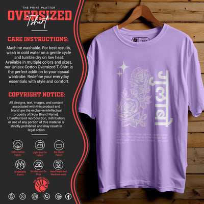 GULAABO OVERSIZED T-SHIRT FOR UNISEX BIO WASH 140