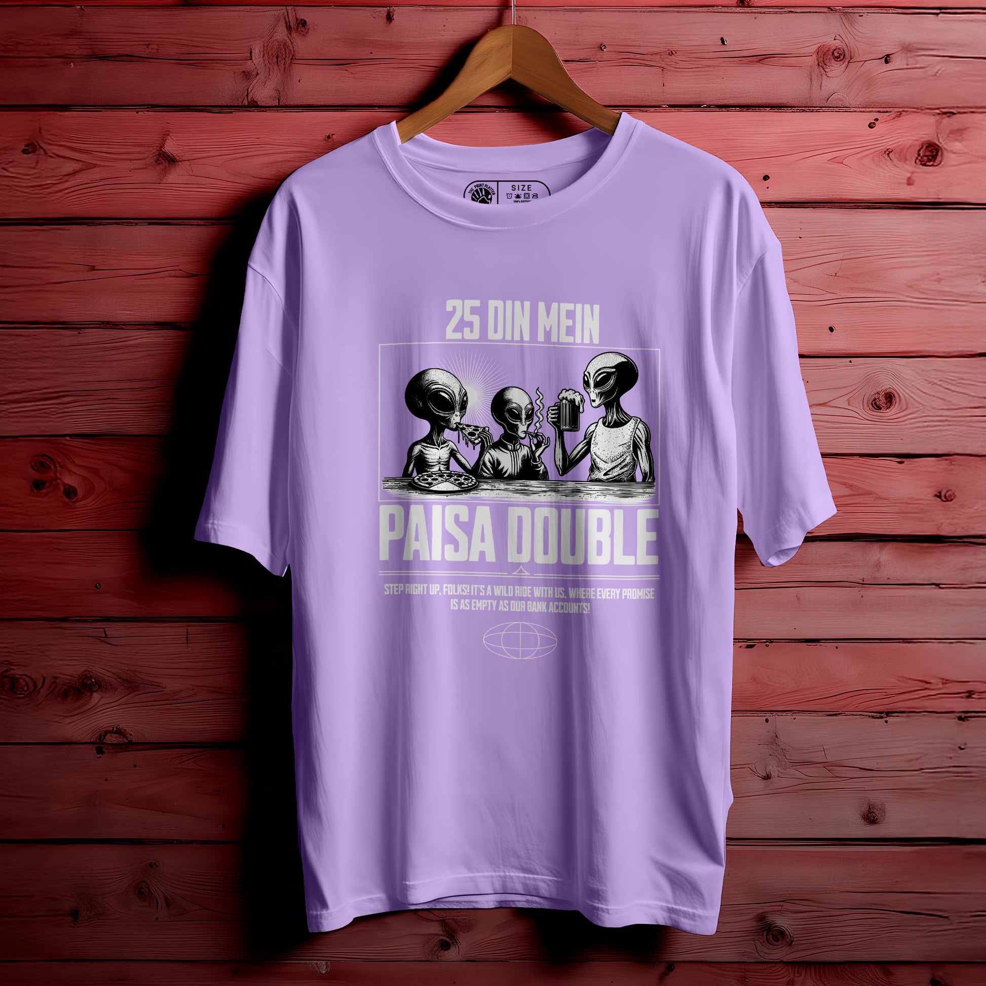 PAISA-DOUBLE oversized t-shirt for men women | 148