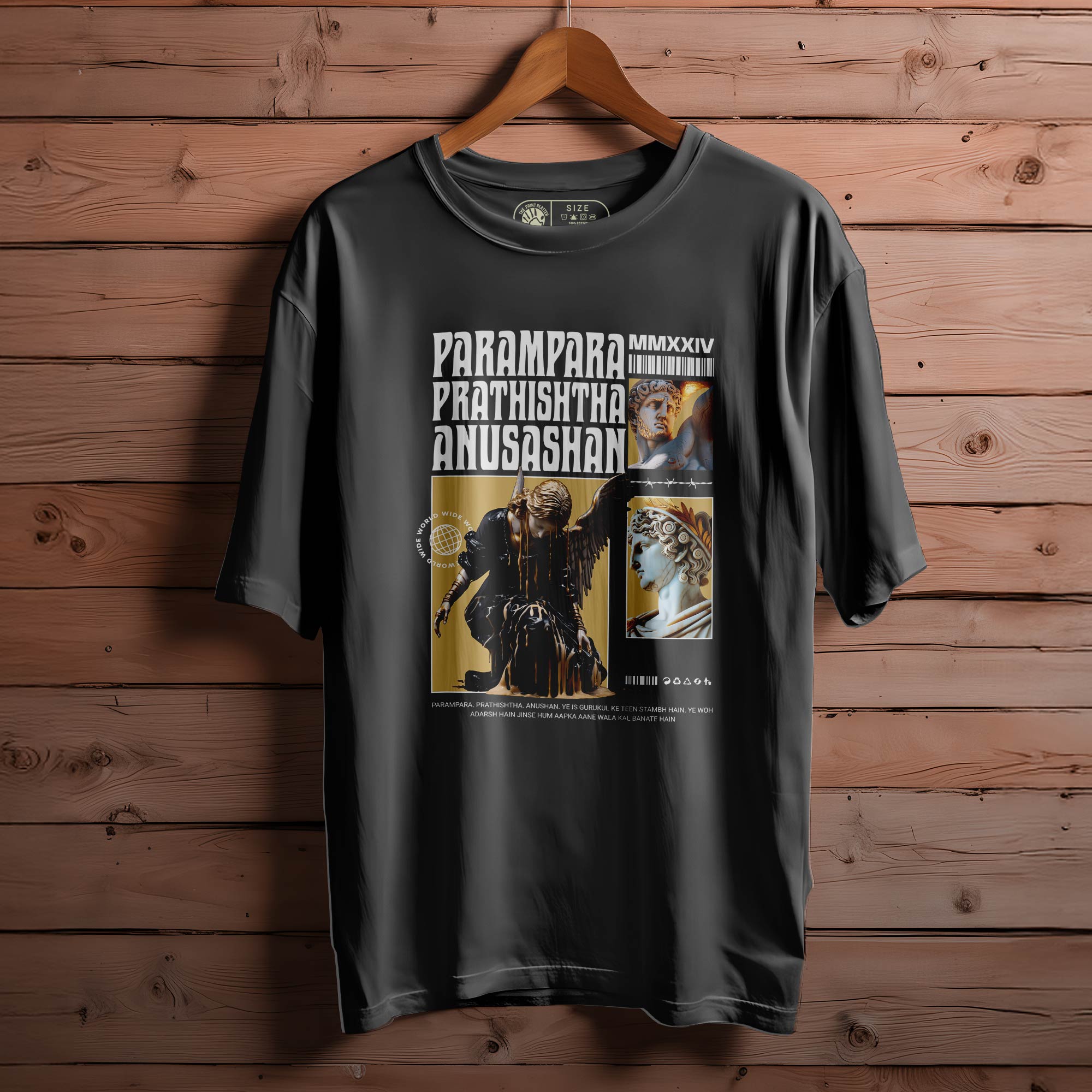 Parampara_-Prathishtha_-Anushan  oversized t-shirt for men women | 149