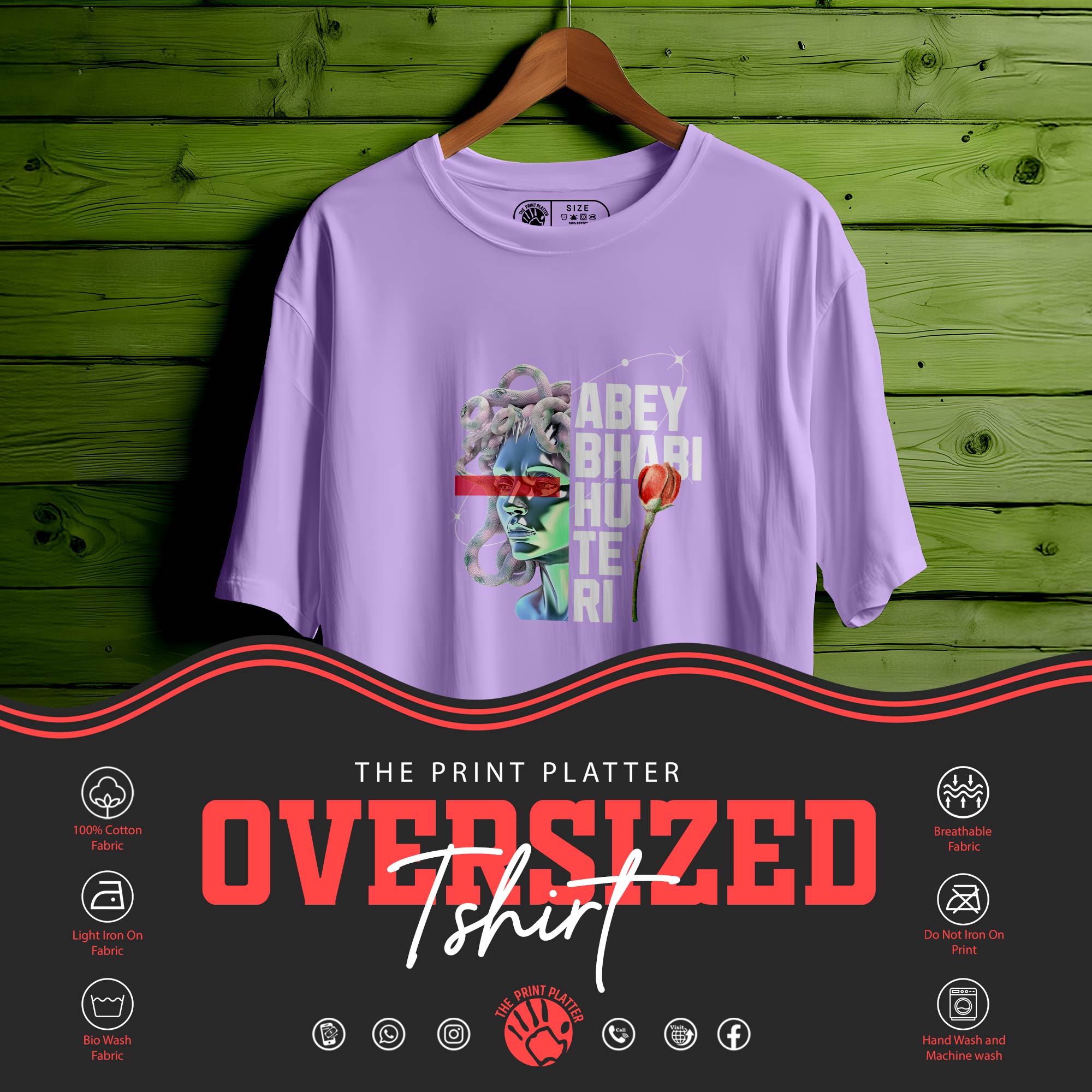ABEY-BHABI-HU-TERI T-SHIRT FOR MEN OR WOMEN |163