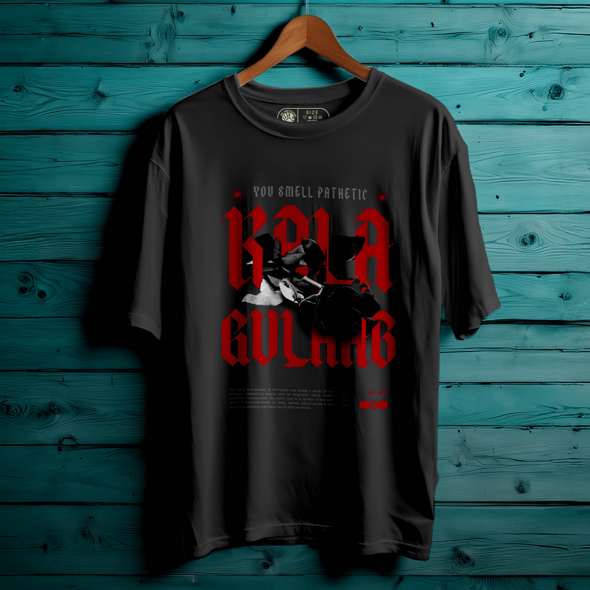 Kala-Gulaab  T-SHIRT FOR MEN OR WOMEN |170