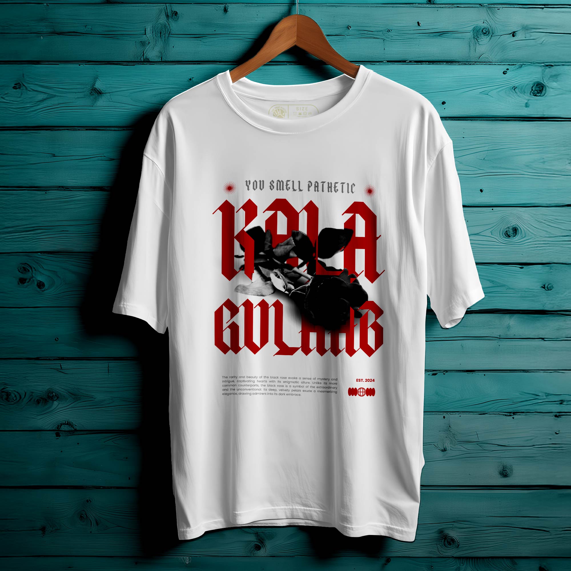 Kala-Gulaab  T-SHIRT FOR MEN OR WOMEN |170