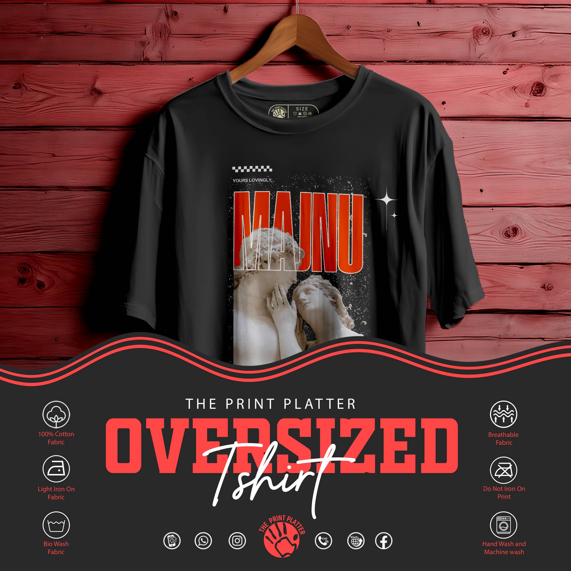 MAJNU T-SHIRT FOR MEN OR WOMEN |176