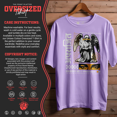 APRAJEET Oversized Black T-shirt Bio Wash |21
