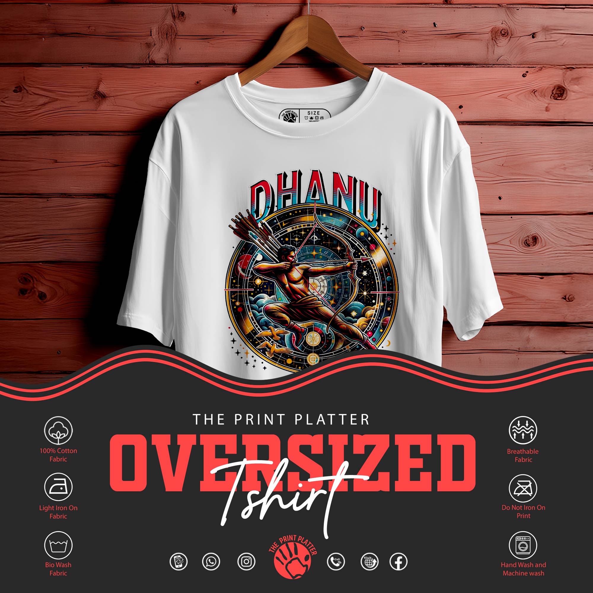 DHANU Oversized T-Shirt FOR MEN OR WOMEN  |259