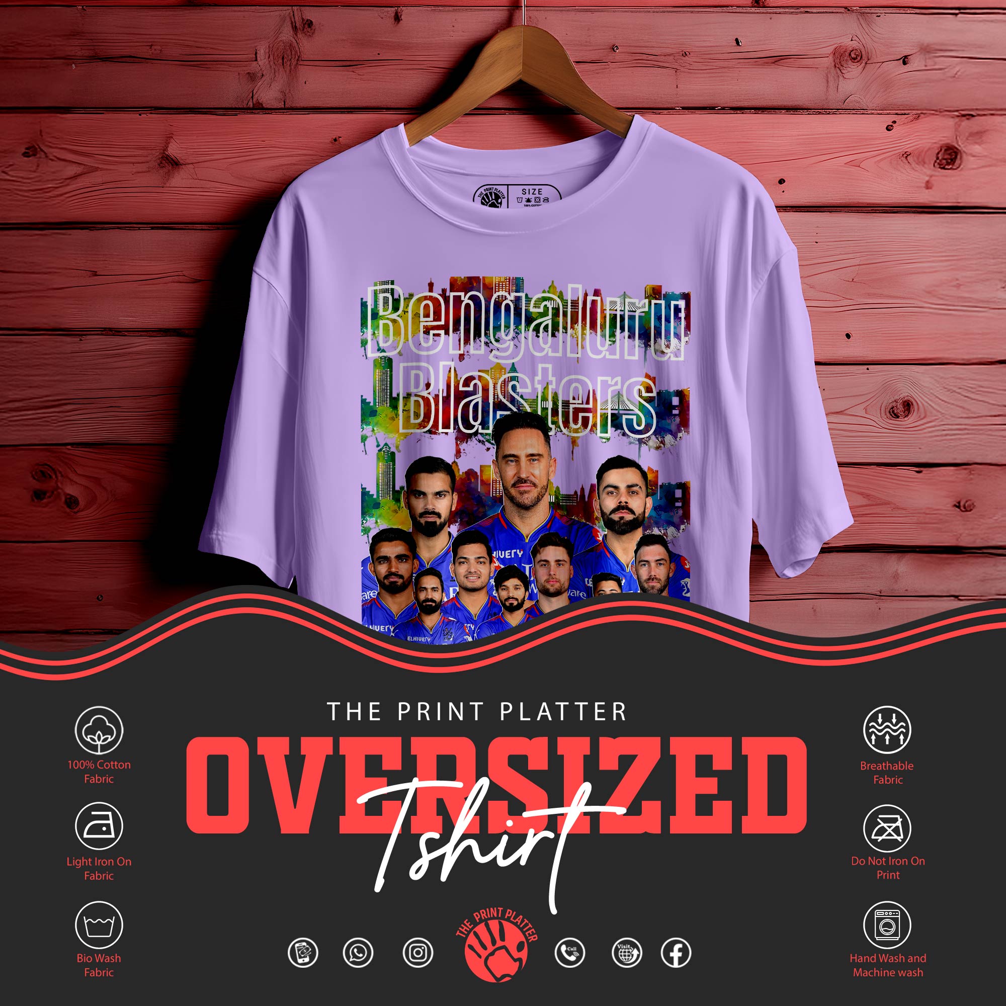 BANGALURU  Oversized T-Shirt FOR MEN OR WOMEN  |272