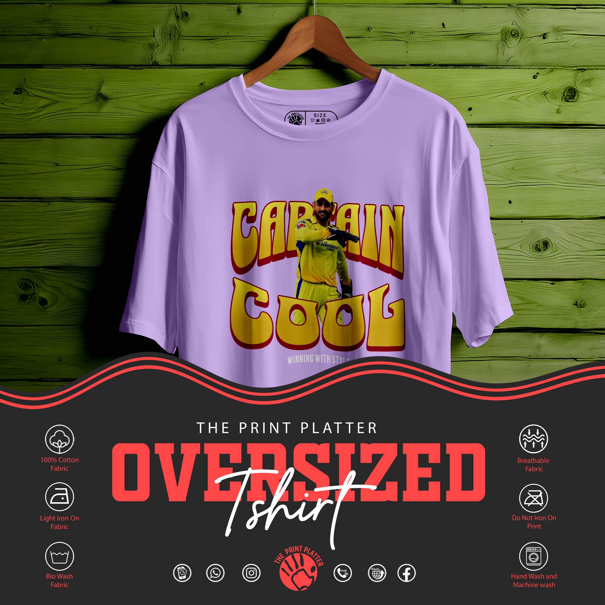 Dhoni Oversized Unisex T-Shirt |285