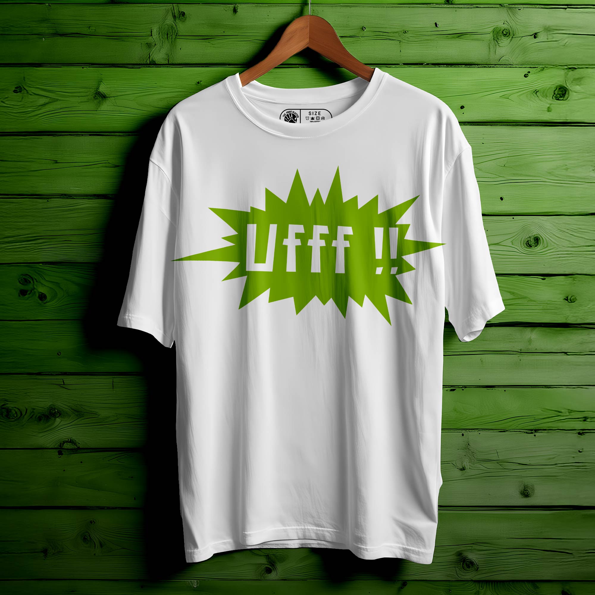 Ufff Oversized Unisex T-Shirt – One Word, All the Feels |359