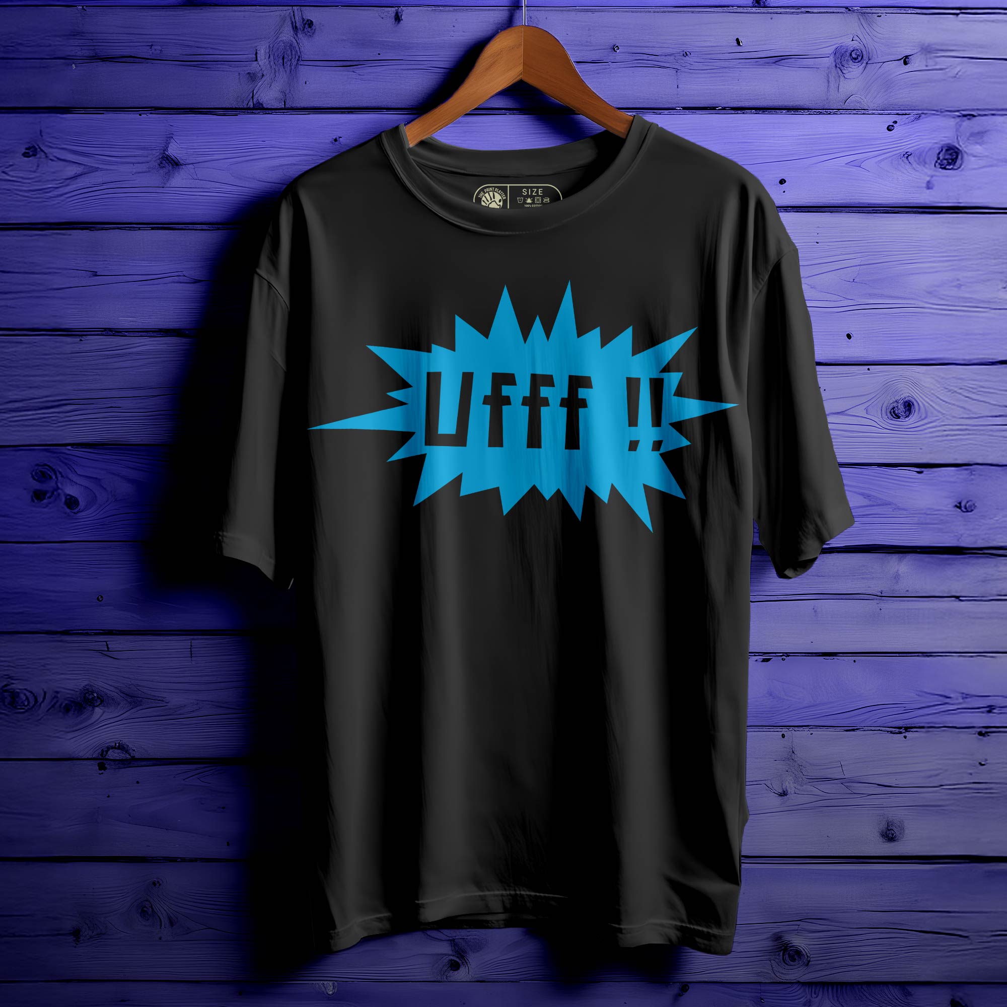 Ufff-Sky Oversized Unisex T-Shirt BLUE  | 361